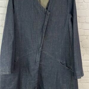 Prairie Underground Long Denim Jacket XL